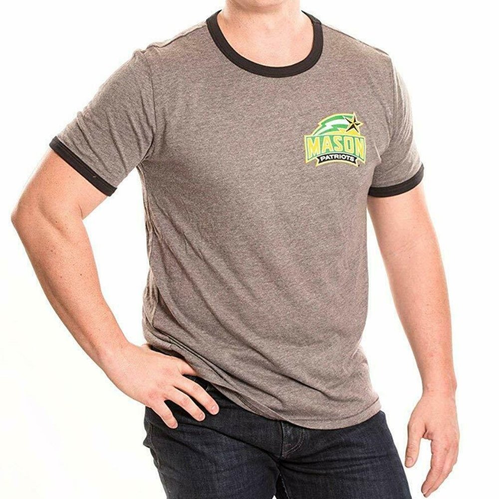 Alma Mater George Mason Patriots Men's Ringer Tee